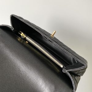 20230828_i1693207967_5794_7_jpg coco handle large flap bag 28cm black quilted caviar gold hardware