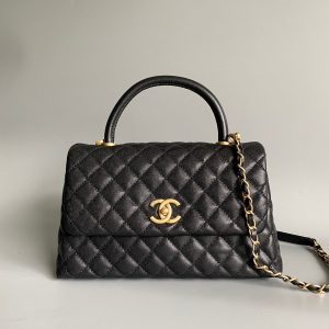 20230828_i1693207967_8244_0_jpg coco handle large flap bag 28cm black quilted caviar gold hardware