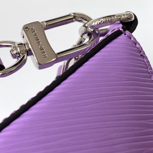 MARELLINI 19 PURPLE EPI GRAINED LEATHER