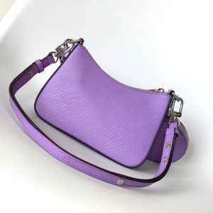 MARELLINI 19 PURPLE EPI GRAINED LEATHER