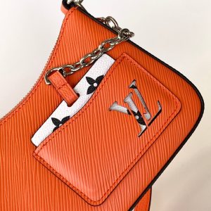 MARELLINI 19 ORANGE EPI GRAINED LEATHER