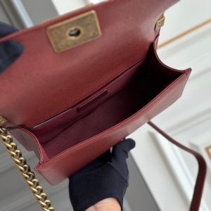 boy medium 25 wine quilted antique ghw