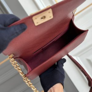 boy medium 25 wine quilted caviar aged ghw