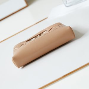 cc 24s31 nano shopping bag 17.5cm brown lambskin gold hardware