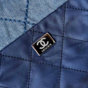 cc 22 hobo wasted blue denim silver hardware