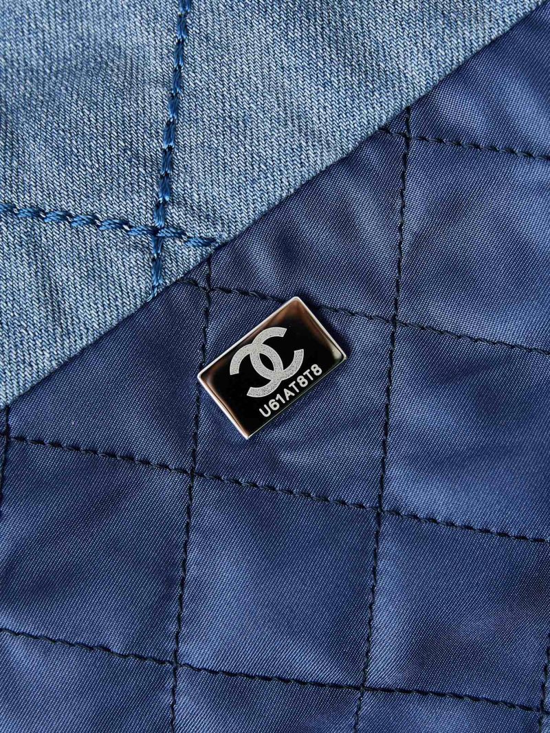 cc 22 hobo wasted blue denim silver hardware