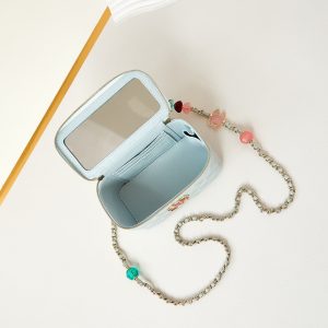 23p vanity 17cm cloud blue lambskin light gold hardware