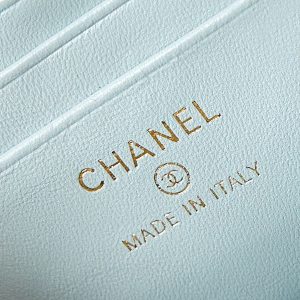 23p vanity 17cm cloud blue lambskin light gold hardware