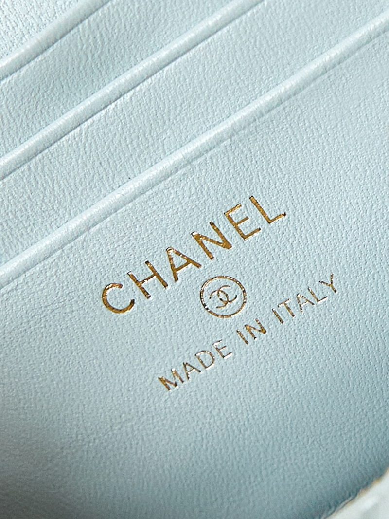 23p vanity 17cm cloud blue lambskin light gold hardware