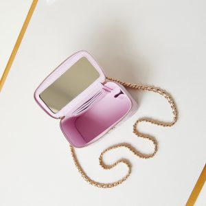 24a vanity 17cm light violet lambskin gold hardware