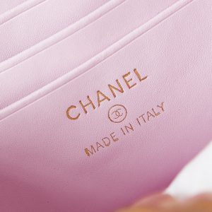 24a vanity 17cm light violet lambskin gold hardware