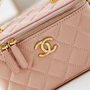 24a vanity 17cm nude lambskin gold hardware