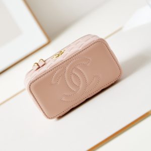 24a vanity 17cm nude lambskin gold hardware