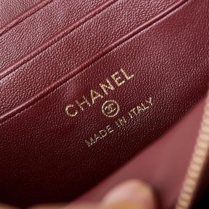 24a vanity 17 burgundy lambskin gold hardware