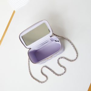 24a vanity 17 violet lambskin gold hardware