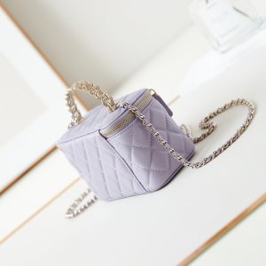 24a vanity 17 violet lambskin gold hardware