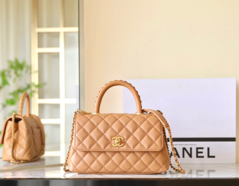 20240628_i1719566877_3214_0_jpg coco handle flap bag 24cm brown quilted caviar leather