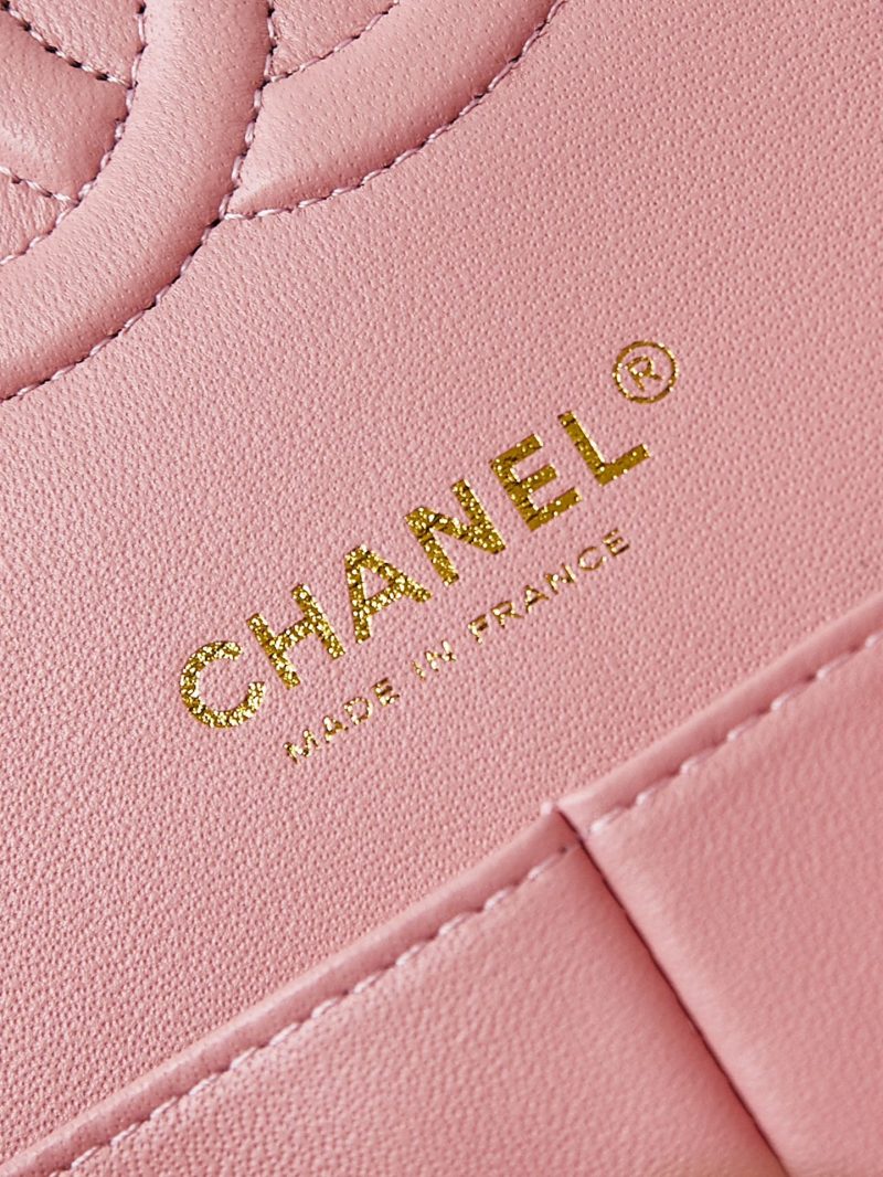 24b medium flap bag 25cm pink lambskin silver purple diamond