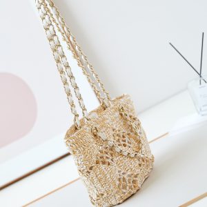 cc coco beach bag 32cm beige raffia white leather