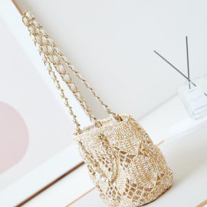 cc coco beach bag 32cm beige raffia white leather