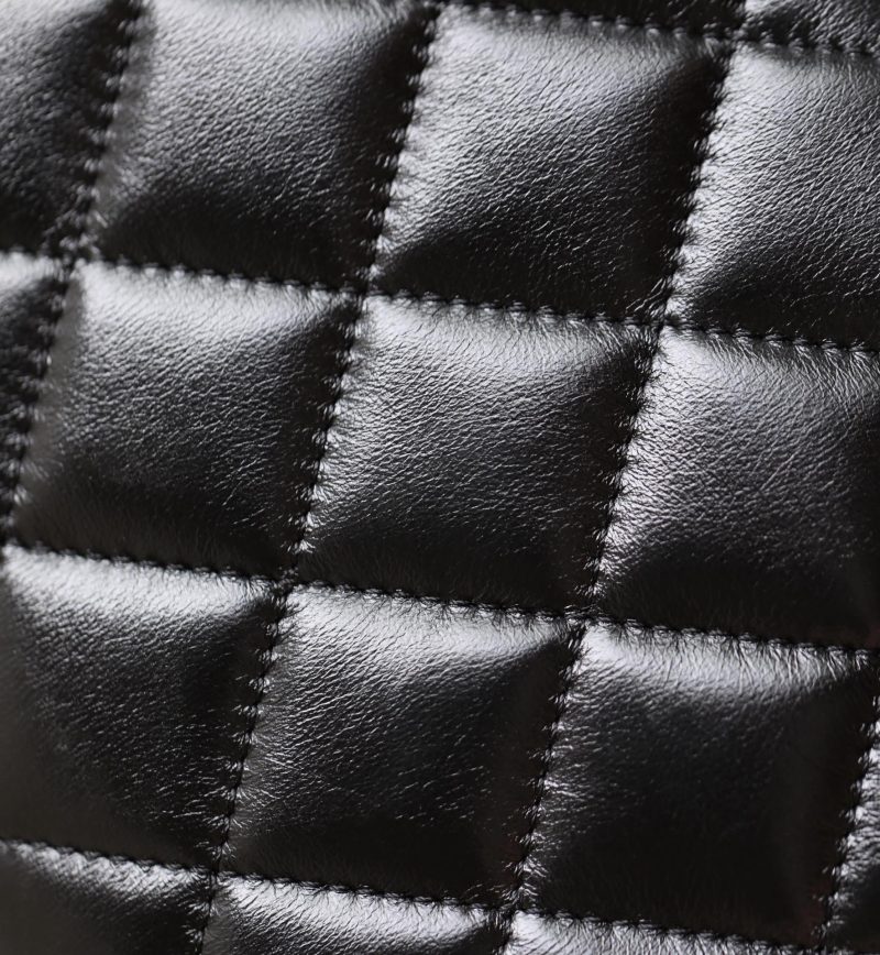 cc 24a flap bag 20cm top handle black  lambskin gold hardware