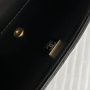 20240929_i1727599701_1329_7_jpg Flap Bag Small 23cm Black Sherling Lambskin Gold Hardware