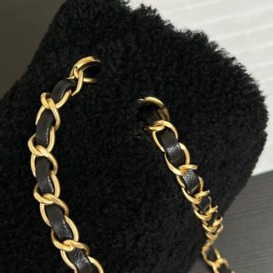 20240929_i1727599701_3557_3_jpg Flap Bag Small 23cm Black Sherling Lambskin Gold Hardware