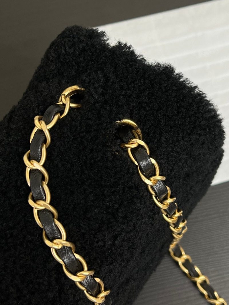 20240929_i1727599701_3557_3_jpg Flap Bag Small 23cm Black Sherling Lambskin Gold Hardware
