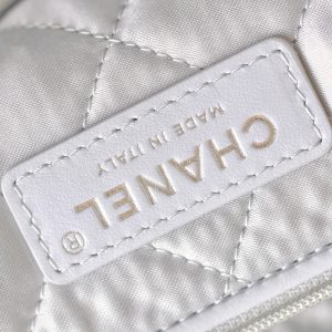 25C Hobo 22 Bag 35cm Silver Metalic Lambskin