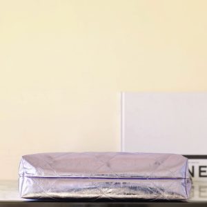 25C Hobo 22 Bag 35cm Violet Metalic Lambskin