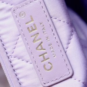 25C Hobo 22 Bag 35cm Violet Metalic Lambskin