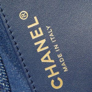 CC Drawstring Backpack 24.3cm Dark Blue Denim