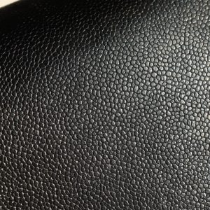 CC 24K Flap Bag 18cm Black Grained Calfskin Gold Hardware