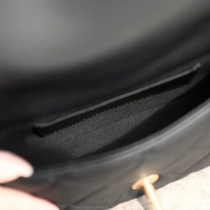 CC 19 Bag 25C 18cm Black Lambskin Gold Hardware