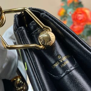 LV x TM Coussin BB 21cm Black Multicolor Monogram-embossed Lambskin