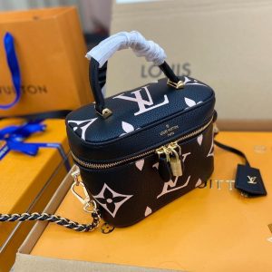 4c96841f-8818-4871-b1a1-3850f9ed96b8_07785084-12e1-4379-84d2-d2ba4d29e933 VANITY PM 19 CM BLACK WHITE MONOGRAM EMPREINTE LEATHER