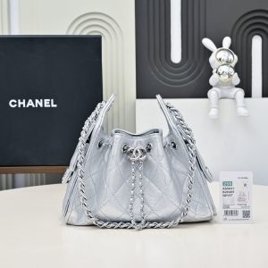 4d580d27e2ec710f95cc0db9c14e2f23 CC Cruise 25/26 Mini Handbag Sliver Caviar Leather