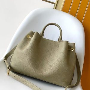 BELLA TOTE 32 IN ROSEMARY PERFORATED CALFSKIN GOLD HARDWARE