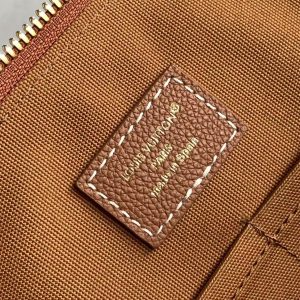 LV Low Key Duffle Tote Brown Calfskin