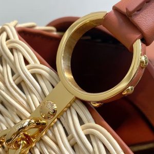 LV Capucines BB Top Handle Tan Cowhide & Rattan HW