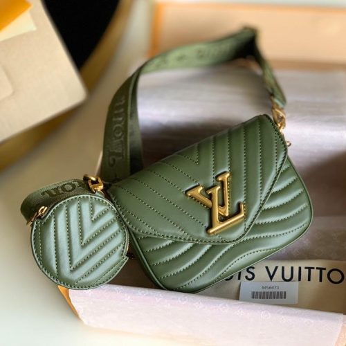 863d2c98-e406-4b3a-8064-c040f12644ae_7b52c055-625c-48ee-bc5c-b74bebc71068 MULTI-POCHETTE KHAKI CALKSKIN 19CM CROSS BODY BAG