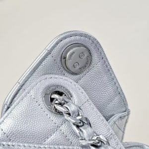 8caa0dda3ea6cd78a226e7993edadc82 CC Cruise 25/26 Mini Handbag Sliver Caviar Leather