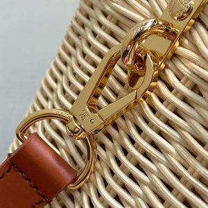 LV Capucines BB Top Handle Tan Cowhide & Rattan HW