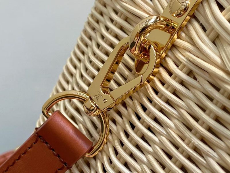 LV Capucines BB Top Handle Tan Cowhide & Rattan HW