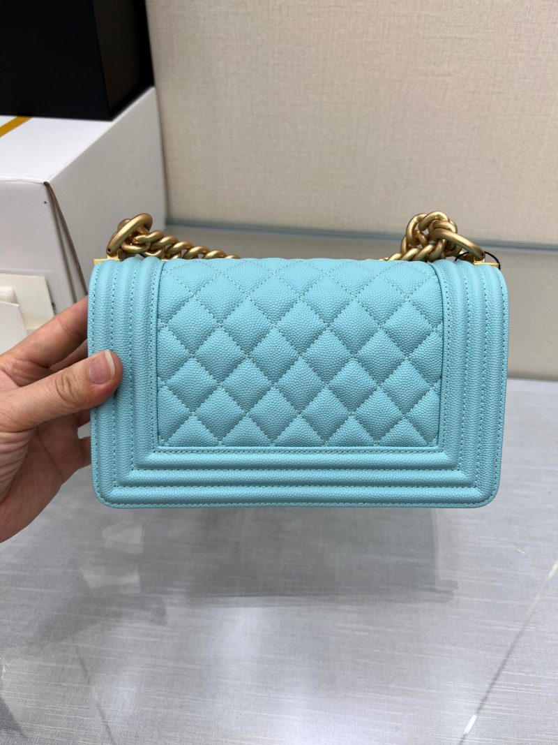 Image_20231111115213 BOY BAG SMALL 20 CLOUD BLUE CAVIAR GOLD HARDWARE