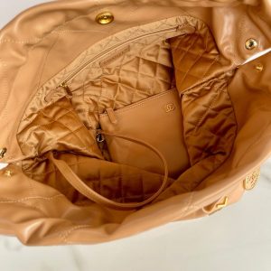 cc 22 hobo brown calfskin gold hardware