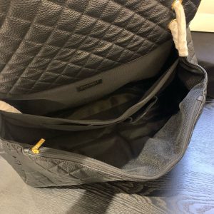 Classic Bag 91169 46cm black calfskin gold hardware