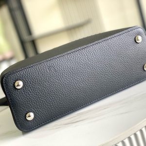 Image_20241119160041 Capucines Bag Black Calfskin Leather Snake Top Handle Best Version