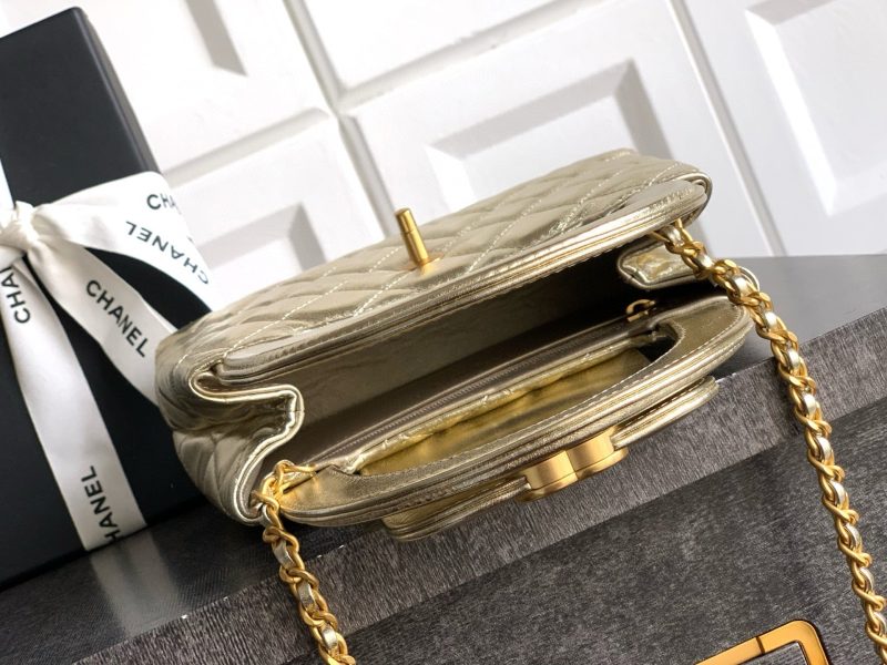 Image_2025-08-04_220321_218_0ace37bf-8b2b-46d2-89ea-07b61fbab037 CC 25A nano 19cm kelly shopper bag metallic gold lambskin gold hardware