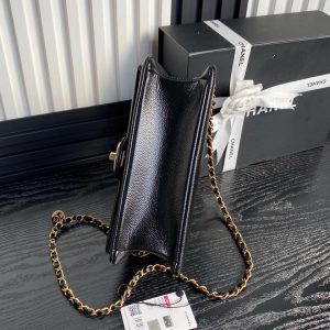 Image_20250114224044 Medium Classic Flap Bag 23cm Black Caviar Calfskin Gold Hardware